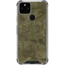 Desert Camo Google Pixel 5 Clear Case
