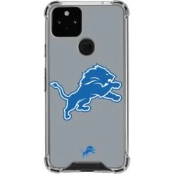 NFL Detroit Lions Large Logo Google Pixel 5 Clear Case