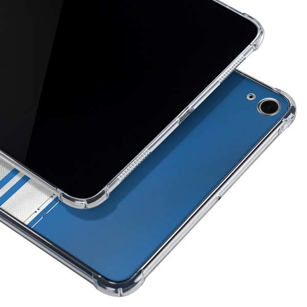 NFL Detroit Lions White Striped IPad 10th Gen (2022) Clear Case - Image 2