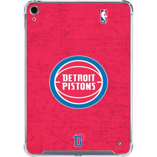NBA Detroit Pistons Distressed IPad 10th Gen (2022) Clear Case
