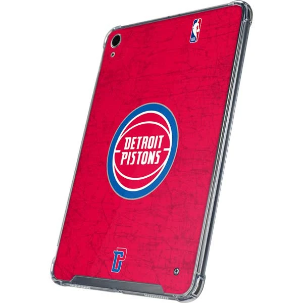 NBA Detroit Pistons Distressed IPad 10th Gen (2022) Clear Case - Image 3