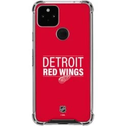 NHL Detroit Red Wings Lineup Google Pixel 5a 5G Clear Case