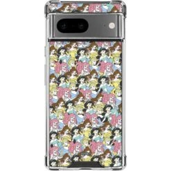 Disney Princess Disney Princesses Pattern Google Pixel 7 Clear Case