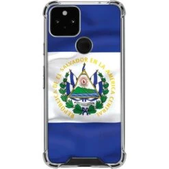 El Salvador Flag Google Pixel 5 Clear Case