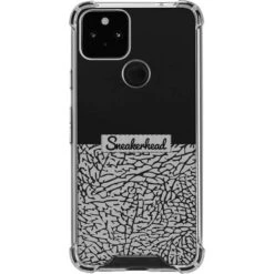 Elephant Print Sneakerhead Black Google Pixel 5 Clear Case