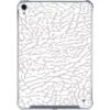 Elephant Print White IPad 10th Gen (2022) Clear Case