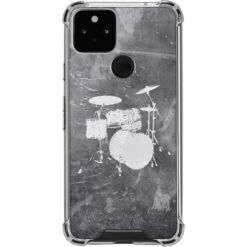 Faded Drumset Google Pixel 5 Clear Case