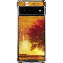 Falling Notes Google Pixel 6 Pro Clear Case