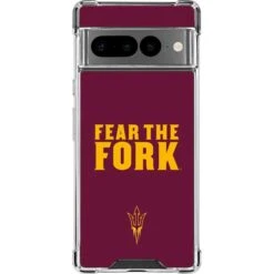 Arizona State University Fear The Fork Google Pixel 7 Pro Clear Case