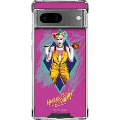 DC Comics Harley Quinn Movie Character Poster Google Pixel 7 Clear Case