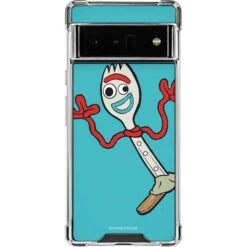 Disney Toy Story Forky Google Pixel 6 Pro Clear Case