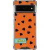 The Flinstones Fred Flintstone Outfit Pattern Google Pixel 6 Pro Clear Case