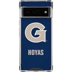 Georgetown University Large Logo Google Pixel 6 Pro Clear Case