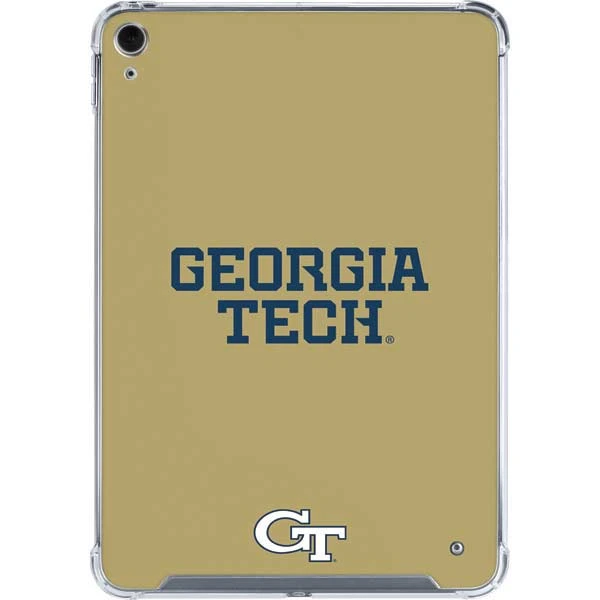 Georgia Institute Of Technology LogoType Gold IPad 10th Gen (2022) Clear Case