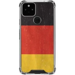German Flag Distressed Google Pixel 5 Clear Case