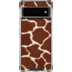 Giraffe Animal Print Google Pixel 6 Pro Clear Case