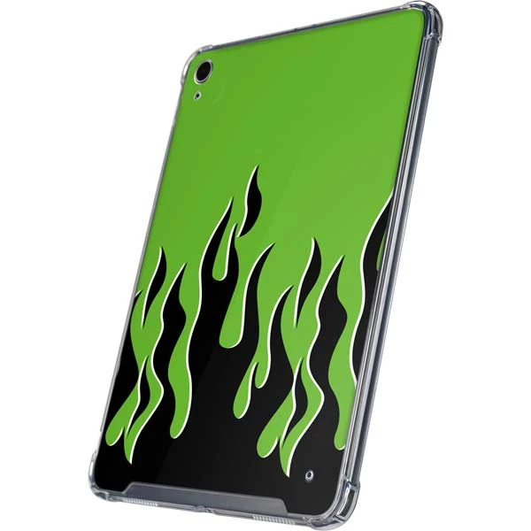 Green Flames IPad 10th Gen (2022) Clear Case - Image 3