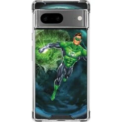 DC Comics Green Lantern Action Pose In Space Google Pixel 7 Clear Case
