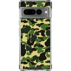 Green Street Camo Google Pixel 7 Pro Clear Case