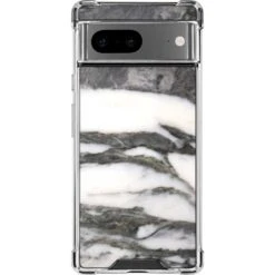 Grey Marbling Google Pixel 7 Clear Case
