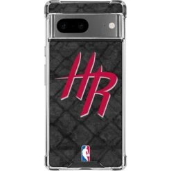 NBA Houston Rockets Dark Rust Google Pixel 7 Clear Case