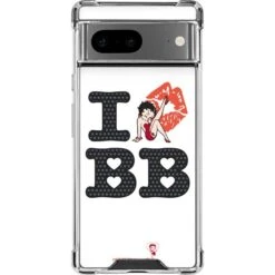Betty Boop I Love BB Google Pixel 7 Clear Case