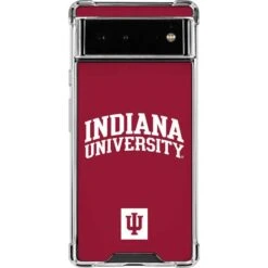 Indiana University Hoosiers Google Pixel 6a Clear Case