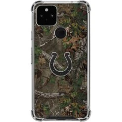 NFL Indianapolis Colts Realtree Xtra Green Camo Google Pixel 5a 5G Clear Case