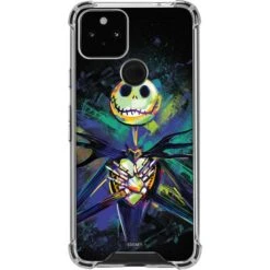Disney The Nightmare Before Christmas Jack Skellington Art Google Pixel 5 Clear Case