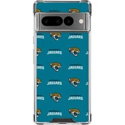 NFL Jacksonville Jaguars Blitz Series Google Pixel 7 Pro Clear Case