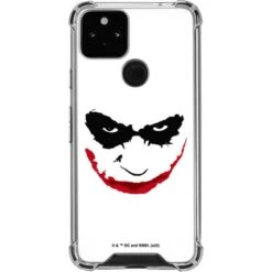 The Dark Knight Joker Face Google Pixel 5 Clear Case