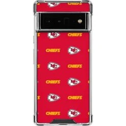 NFL Kansas City Chiefs Blitz Series Google Pixel 6 Pro Clear Case