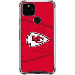 NFL Kansas City Chiefs Double Vision Google Pixel 5a 5G Clear Case