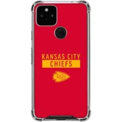 NFL Kansas City Chiefs Red Performance Series Google Pixel 5a 5G Clear Case