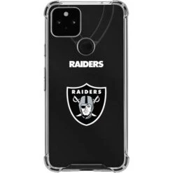 NFL Las Vegas Raiders Team Jersey Google Pixel 5a 5G Clear Case
