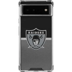 NFL Las Vegas Raiders Vintage Google Pixel 6a Clear Case