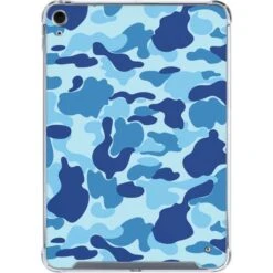 Light Blue Street Camo IPad 10th Gen (2022) Clear Case