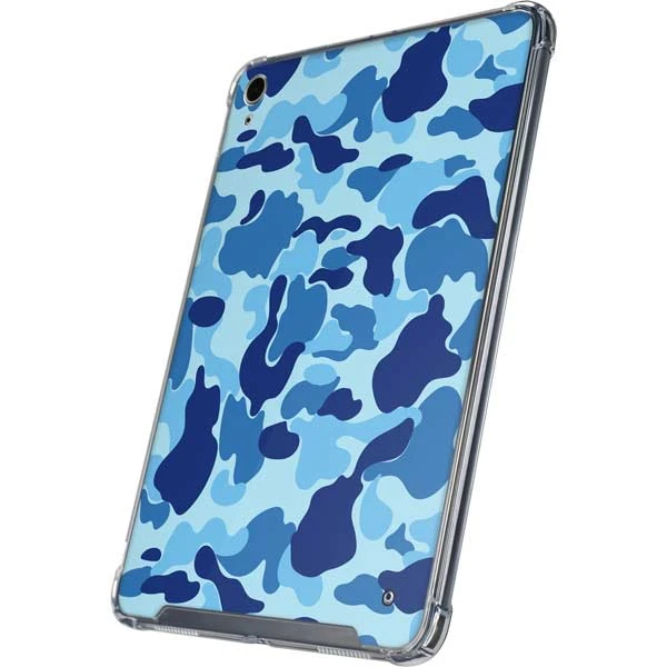 Light Blue Street Camo IPad 10th Gen (2022) Clear Case - Image 3