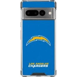 NFL Los Angeles Chargers - Alternate Distressed Google Pixel 7 Pro Clear Case