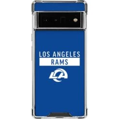 NFL Los Angeles Rams Blue Performance Series Google Pixel 6 Pro Clear Case