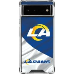 NFL Los Angeles Rams Google Pixel 6a Clear Case