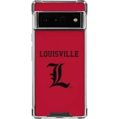 University Of Louisville Cardinals Google Pixel 6 Pro Clear Case