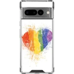 Love Is Love Heart Google Pixel 7 Pro Clear Case