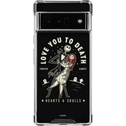 Disney The Nightmare Before Christmas Love You To Death Google Pixel 6 Pro Clear Case
