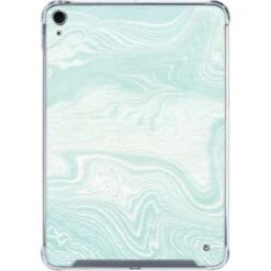 Marbleized Mint IPad 10th Gen (2022) Clear Case
