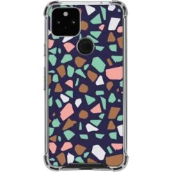 Midnight Terrazzo Google Pixel 5a 5G Clear Case