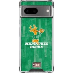 NBA Milwaukee Bucks Hardwood Classics Google Pixel 7 Clear Case