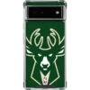 NBA Milwaukee Bucks Large Logo Google Pixel 6a Clear Case