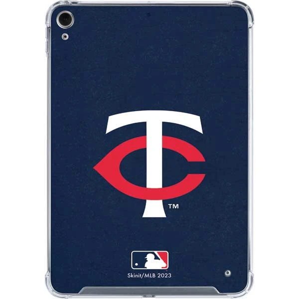 MLB Minnesota Twins - Solid Distressed IPad 10th Gen (2022) Clear Case