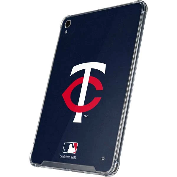 MLB Minnesota Twins - Solid Distressed IPad 10th Gen (2022) Clear Case - Image 3